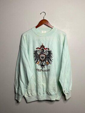 Light Green Old Germany eagle crewneck sweatshirt size XXL